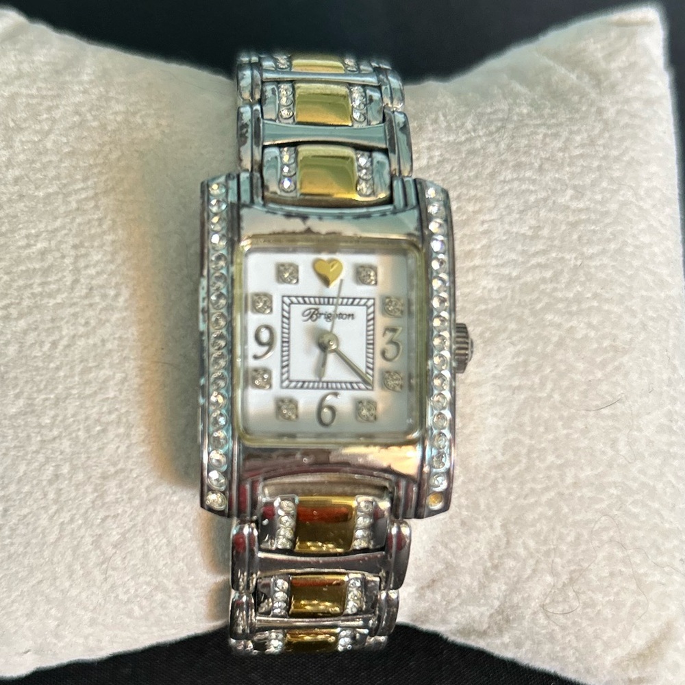 ⏱️Brighton Turin Watch - 2- tone w/ Swarovski crystals. ⏱️